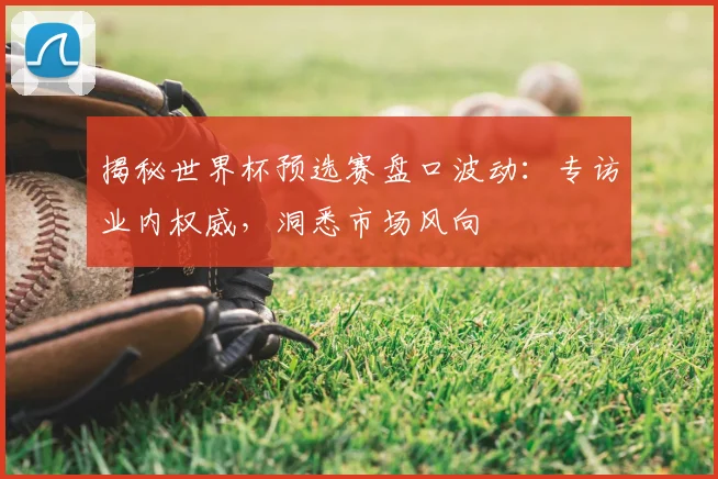 揭秘世界杯预选赛盘口波动:专访业内权威,洞悉市场风向