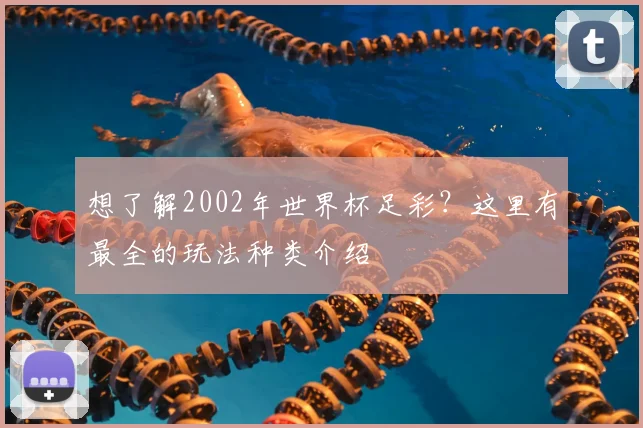 想了解2002年世界杯足彩？这里有最全的玩法种类介绍